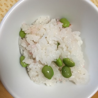 だだ茶豆の梅ごはん